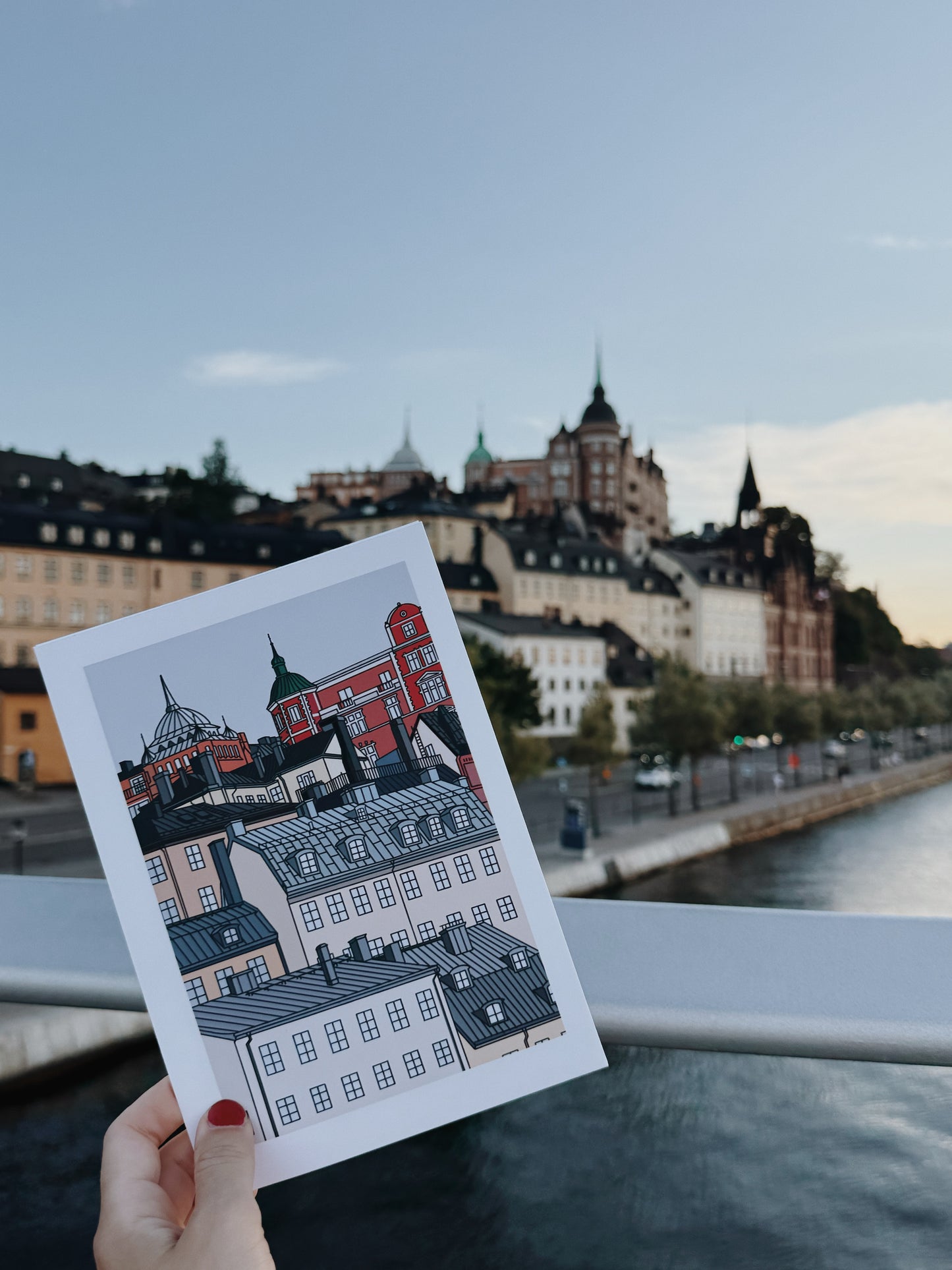 Cloudy Mariaberget, Stockholm