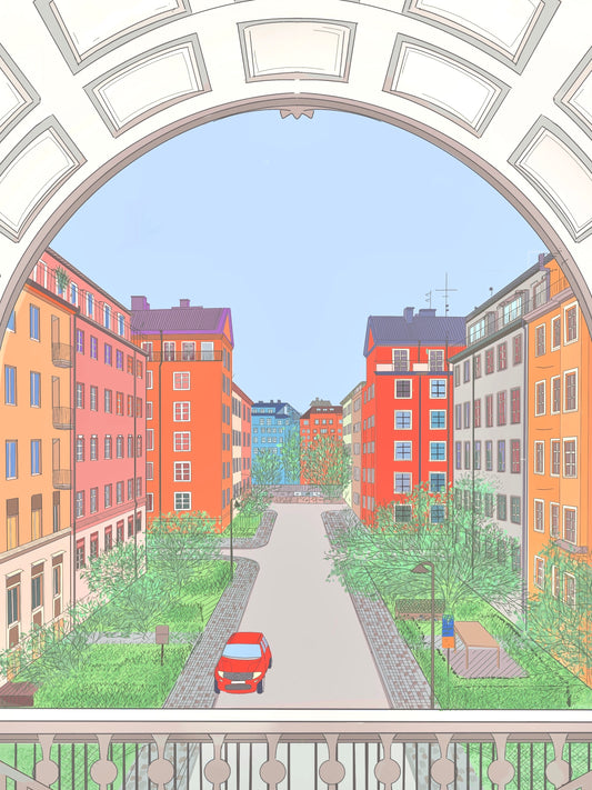 Atlas, Vasastan - a gate into the colors of Stockholm