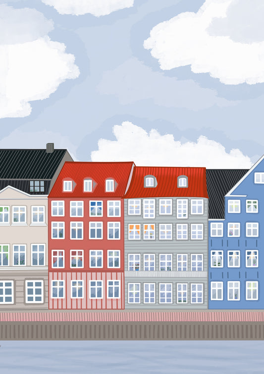 Cloudy Nyhavn, Copenhagen
